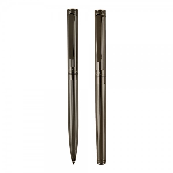 RENEE Set aus Kugelschreiber und Rollerball Pen gunmetal